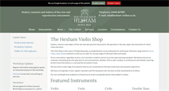 Desktop Screenshot of hexham-violins.co.uk