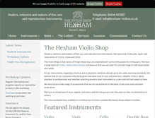 Tablet Screenshot of hexham-violins.co.uk